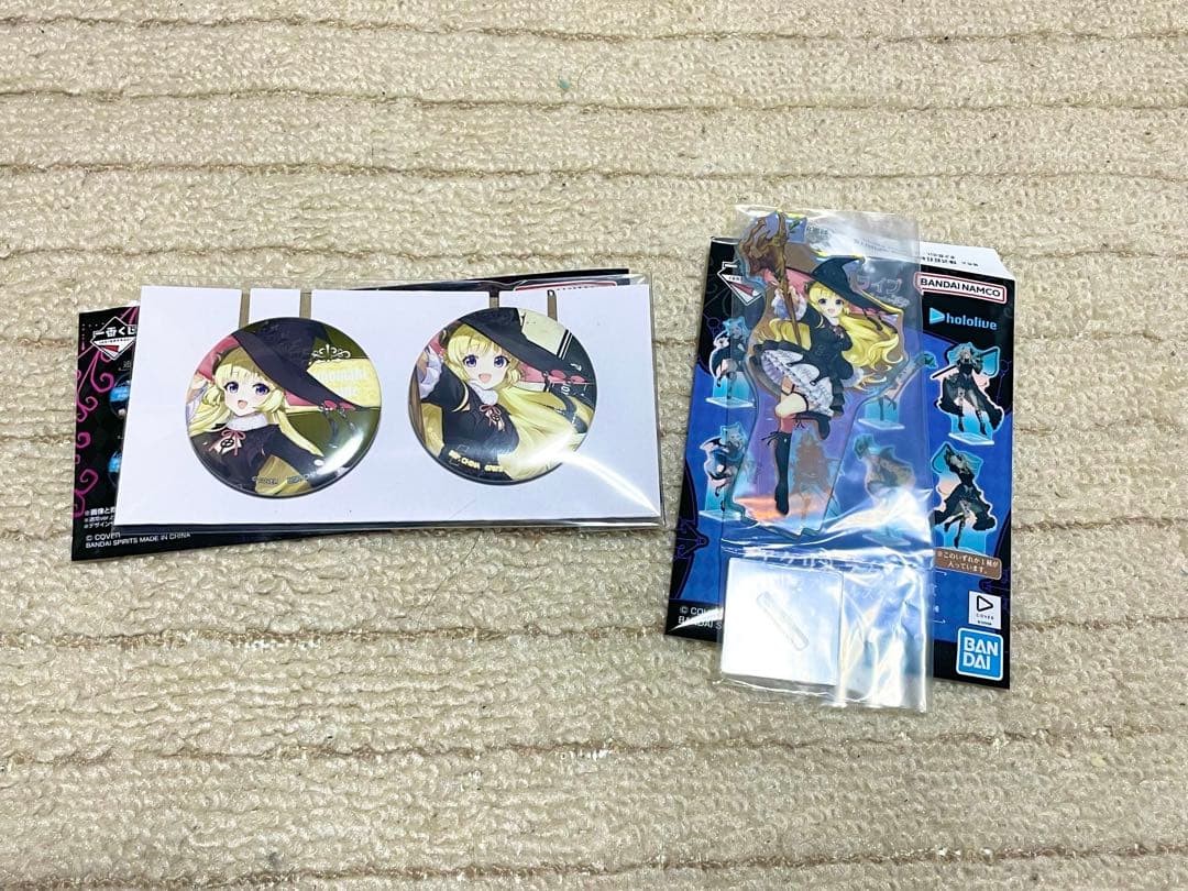 角巻わため　ホロライブ　VillainStyle　フィギュア　アクスタ　缶バッジ