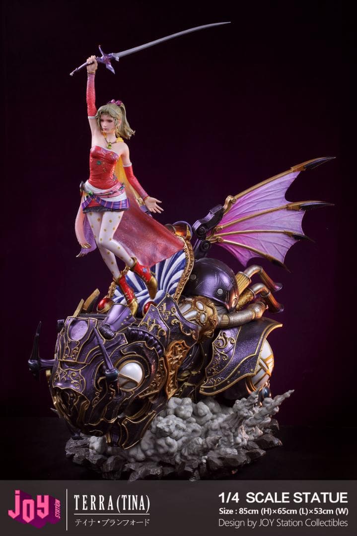 FF6　ティナ（緑髪）＆魔導アーマー　1/4　ガレージキット　フィギュア　正規品