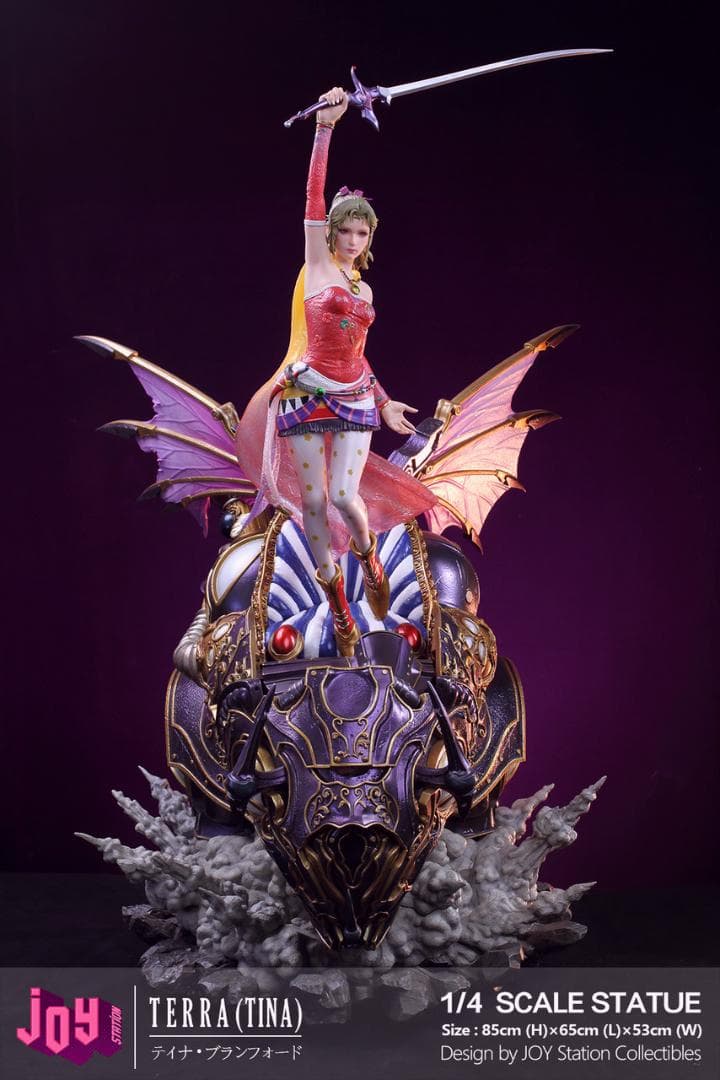FF6　ティナ（緑髪）＆魔導アーマー　1/4　ガレージキット　フィギュア　正規品
