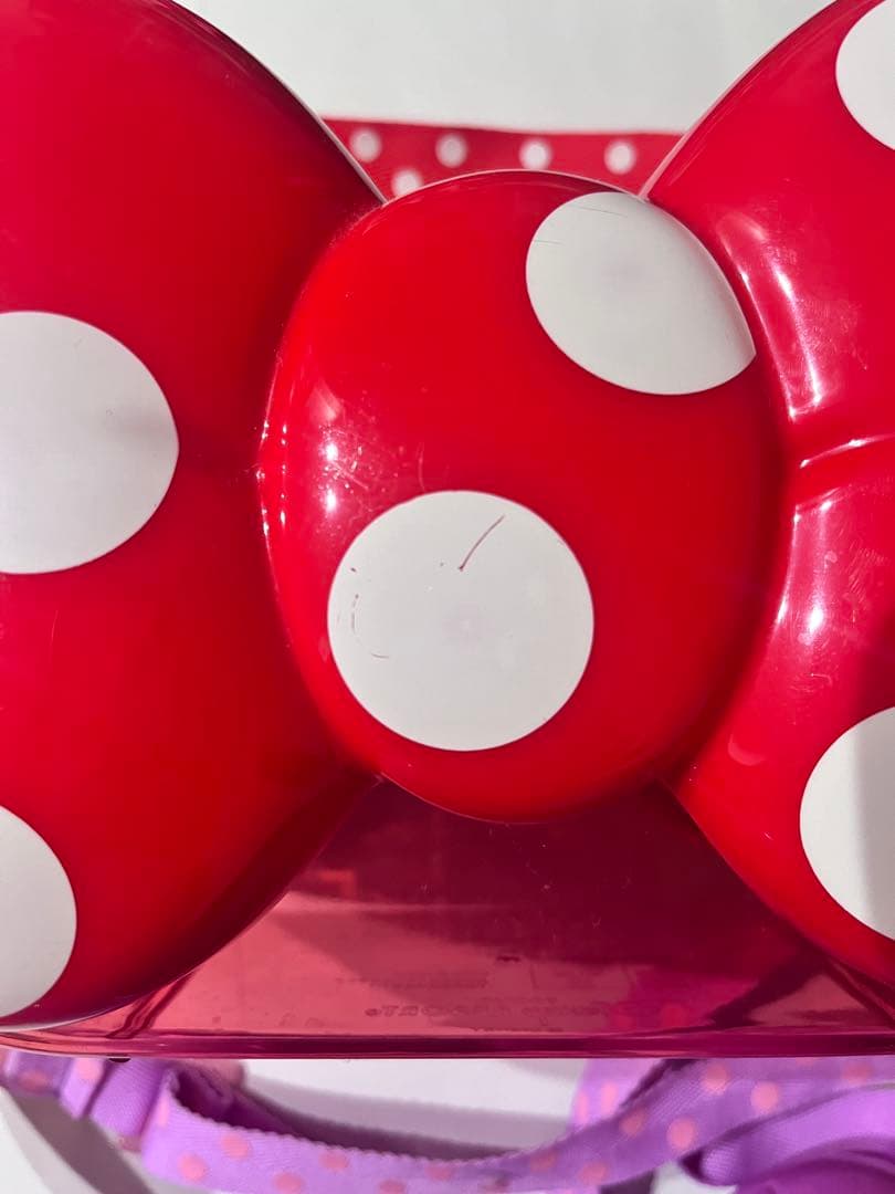 ディズニー　ミニーちゃん　リボン型　ポップコーンバケット　2個セット