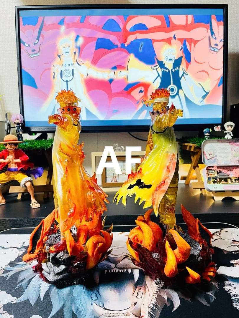 32cm うずまきナルト 波風ミナト 九尾 フィギュア 九喇嘛モード 2セット