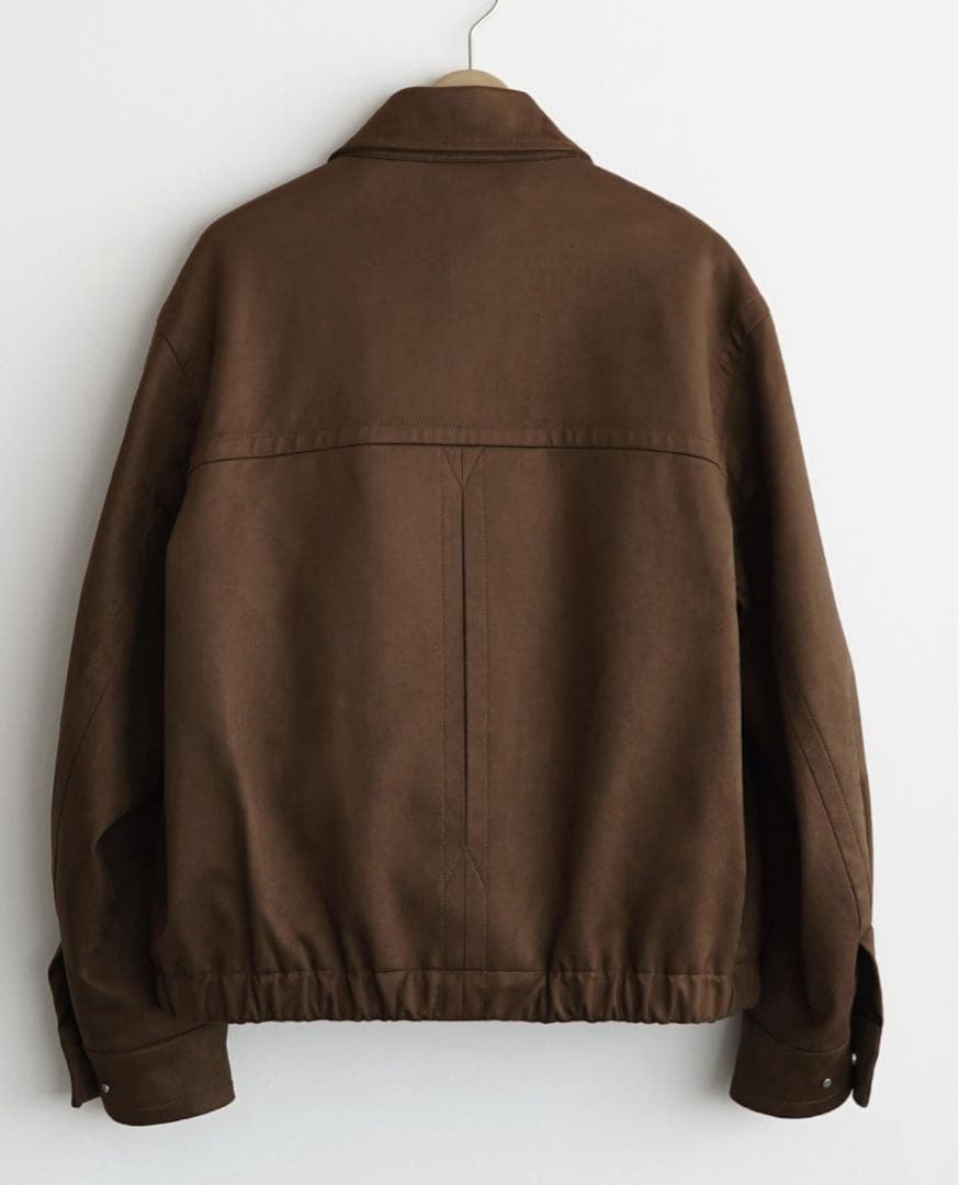 ジャケット・アウター WYM ARTIFICIAL FAUX SUEDE ZIP BLOUSON