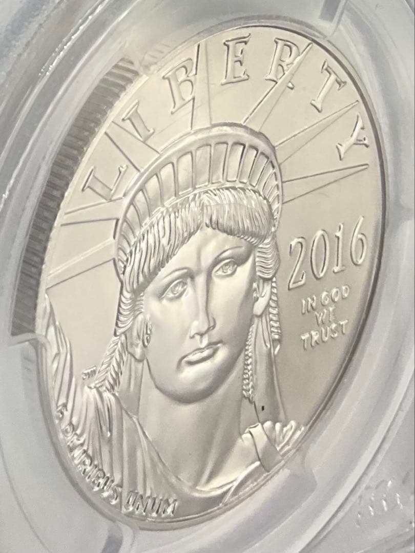 ★最高鑑定 2016 米国 プラチナ イーグル 100ドル PCGS MS70