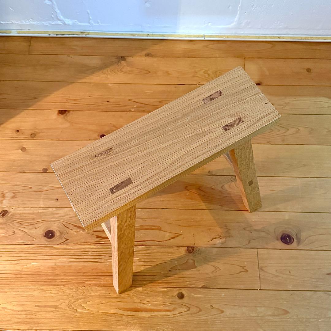 無印良品　無垢オーク材 ベンチ・小