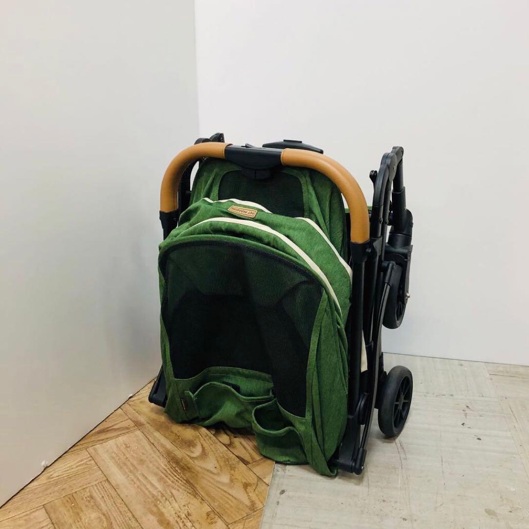 PET PARADISE smooca コンパクト ペットカート　グリーン