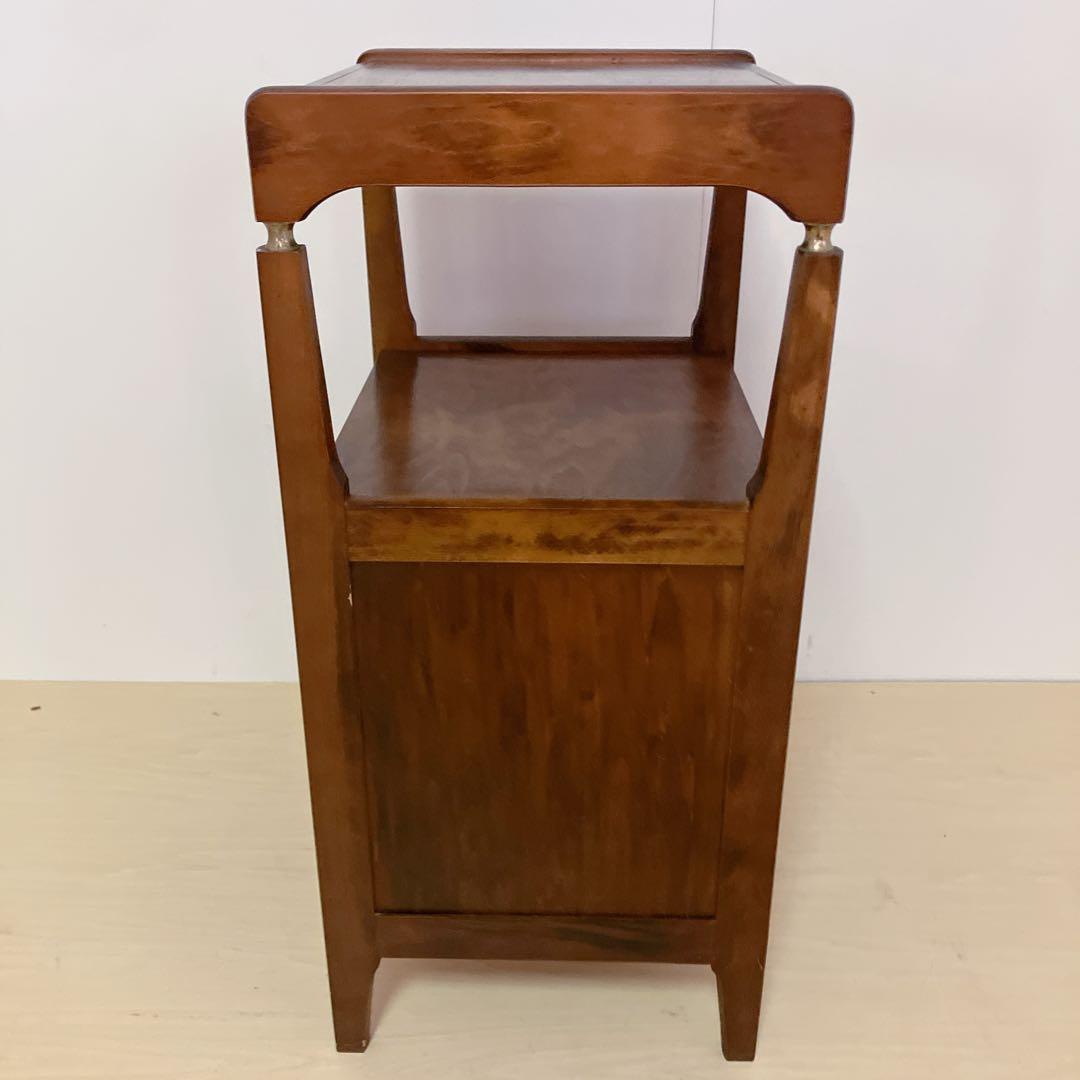 アンティーク　電話台　FAX台 木製　サイドテーブル　コンソールテーブル　飾り棚