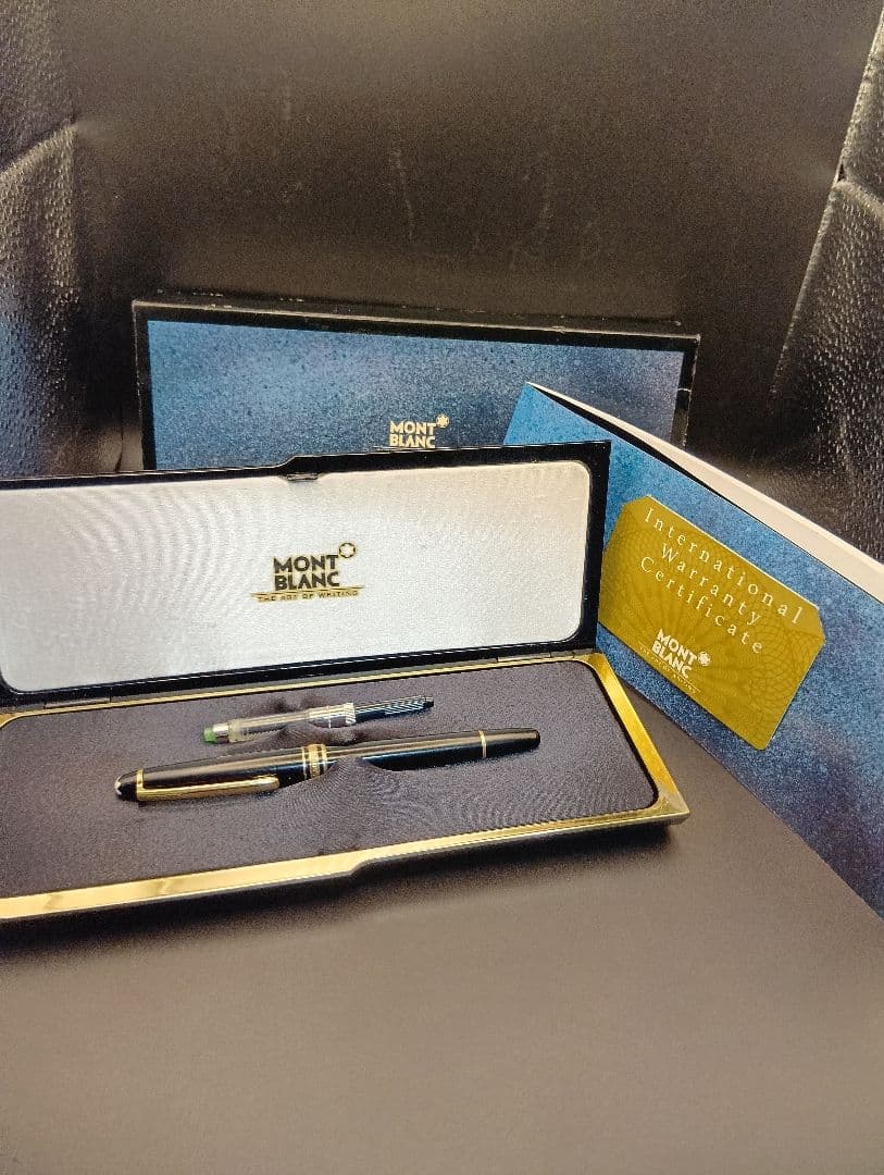 MONT BLANC 万年筆 ゴールドペン先 ケース付　マイスターシュテュック