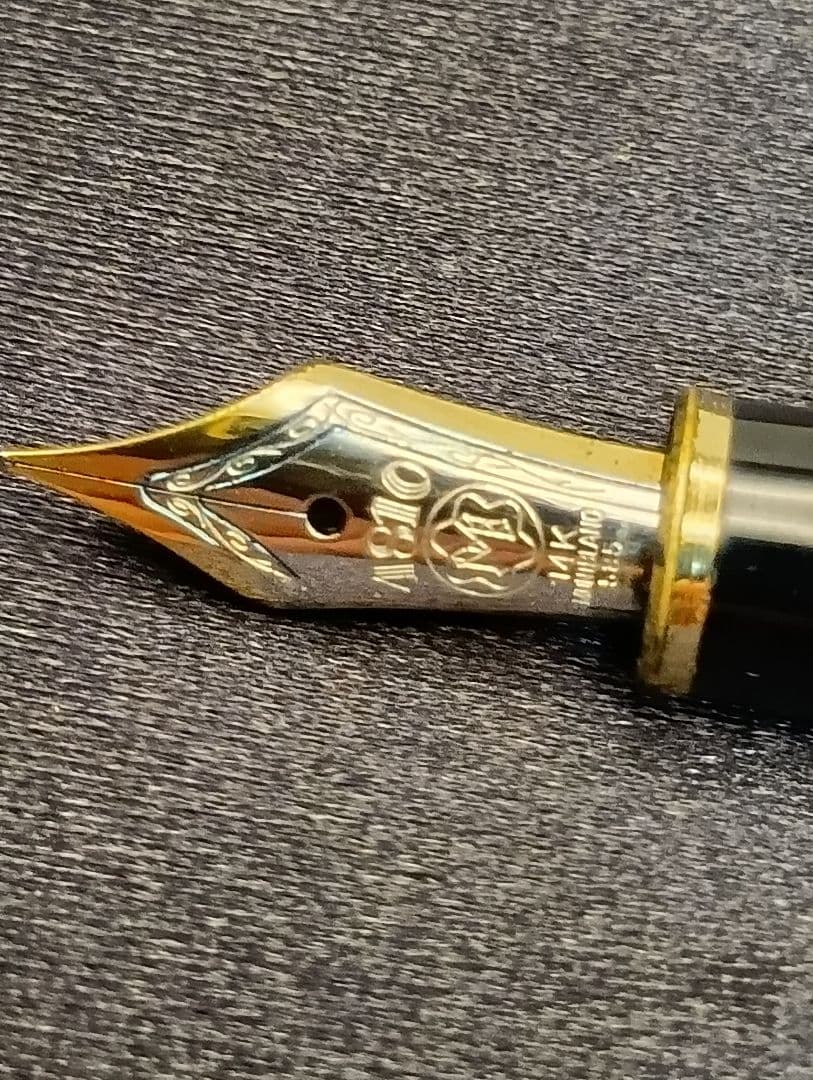 MONT BLANC 万年筆 ゴールドペン先 ケース付　マイスターシュテュック