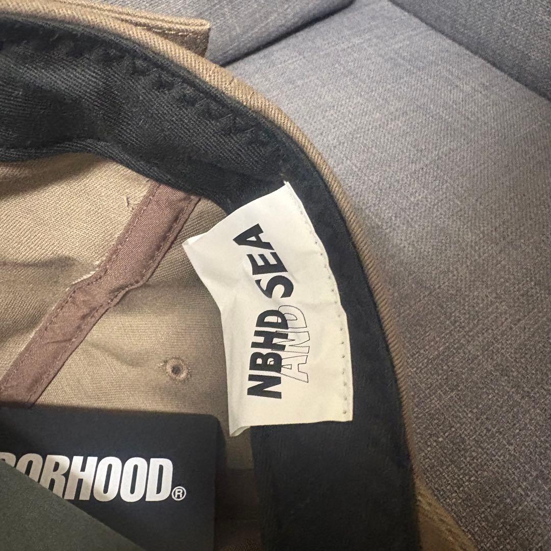 【新品未使用】NEIGHBORHOOD×WINDANDSEA キャップ　ブラウン