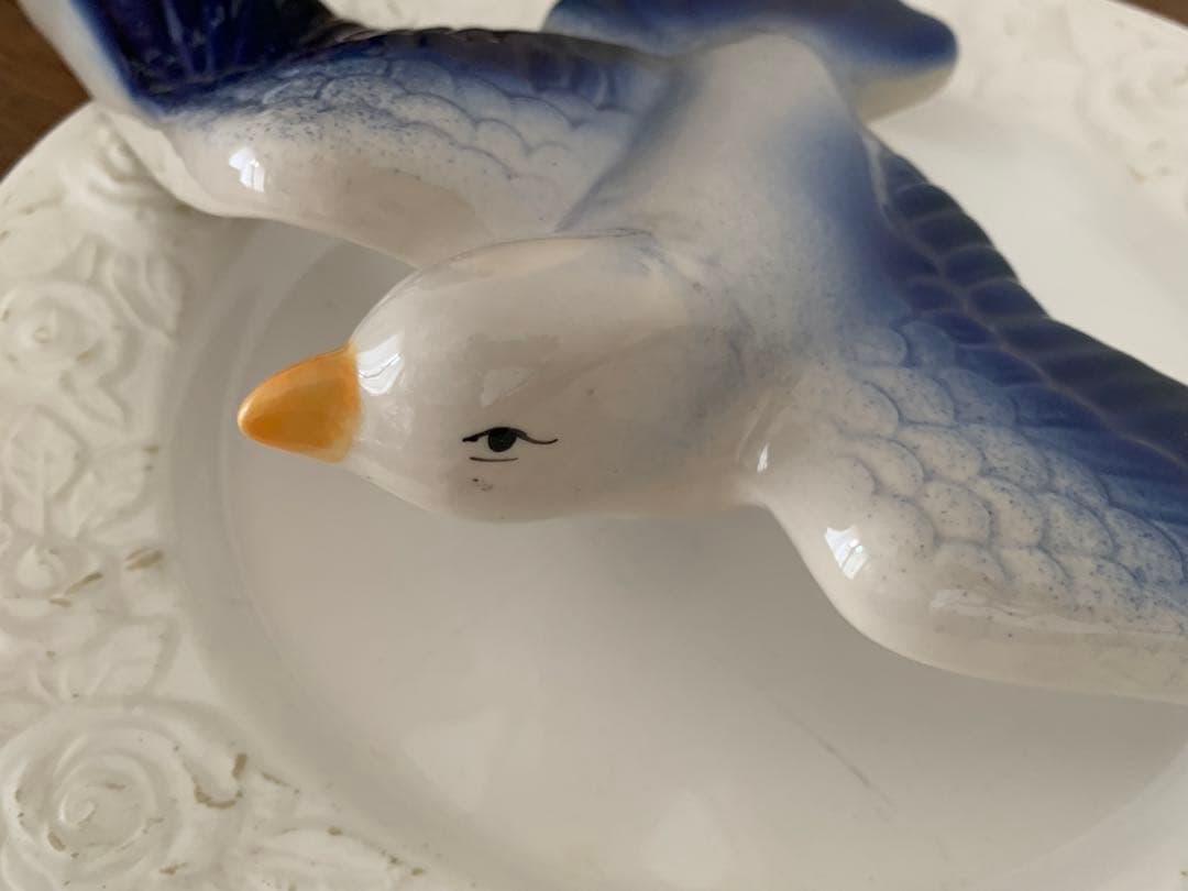 フランス　蚤の市　鳥　壁掛け　オーナメント　ブロカント