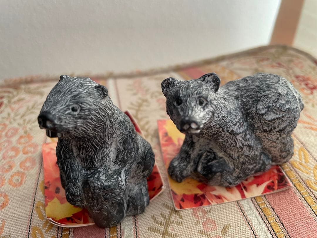 Edmond wolf jr. フィギュア　カナダ　 アライグマ　ビーバー　クマ