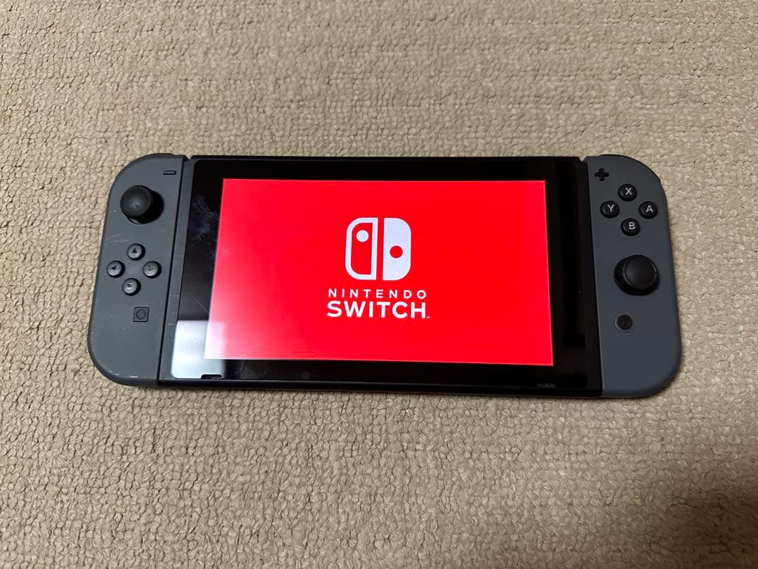 Nintendo Switch 本体 グレー動作確認済 初期化済み 付属品完備