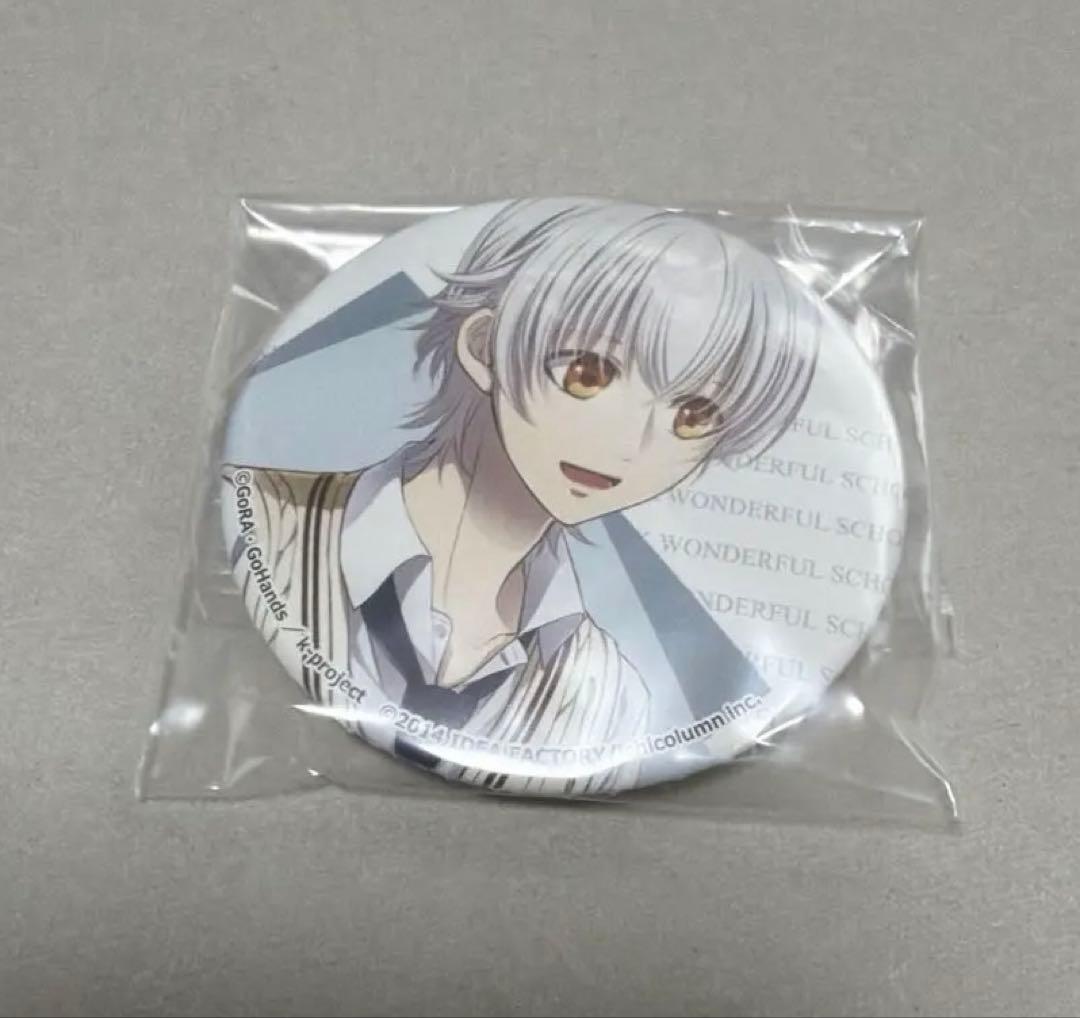 学園K 伊佐那社　シロ　缶バッジ