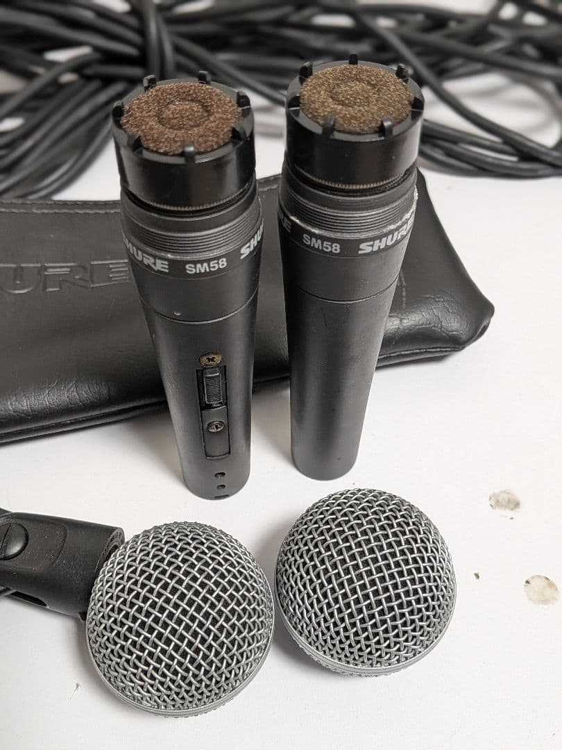 SHURE SM58 ダイナミックマイク 2本セット