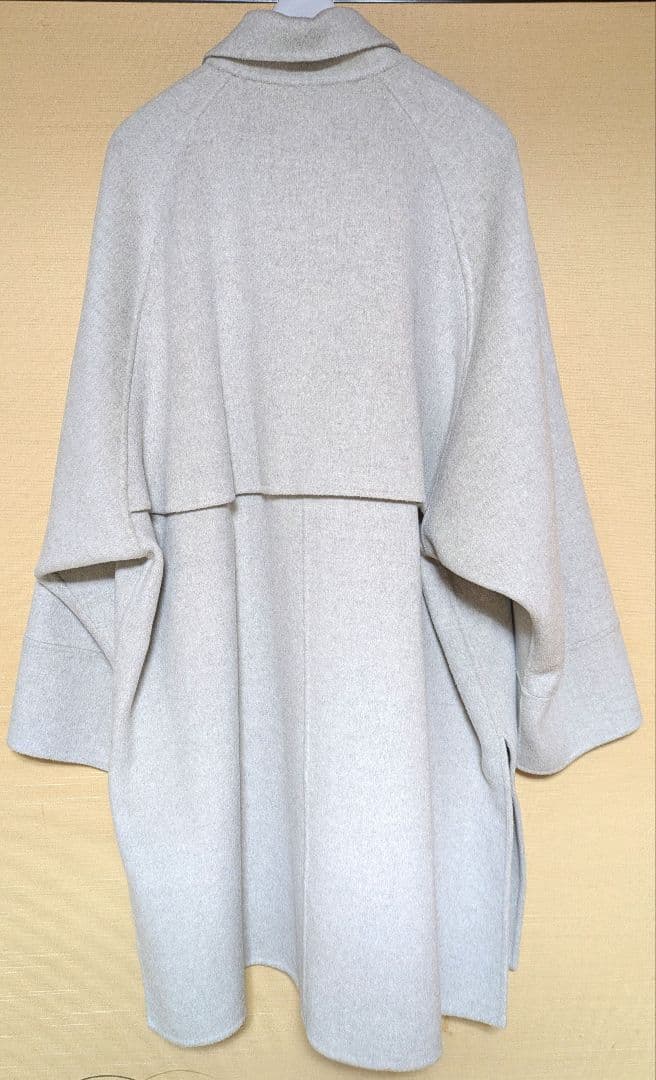 IENA　スーパー160ダブルフェイスオーバーコート　ナチュラル　38