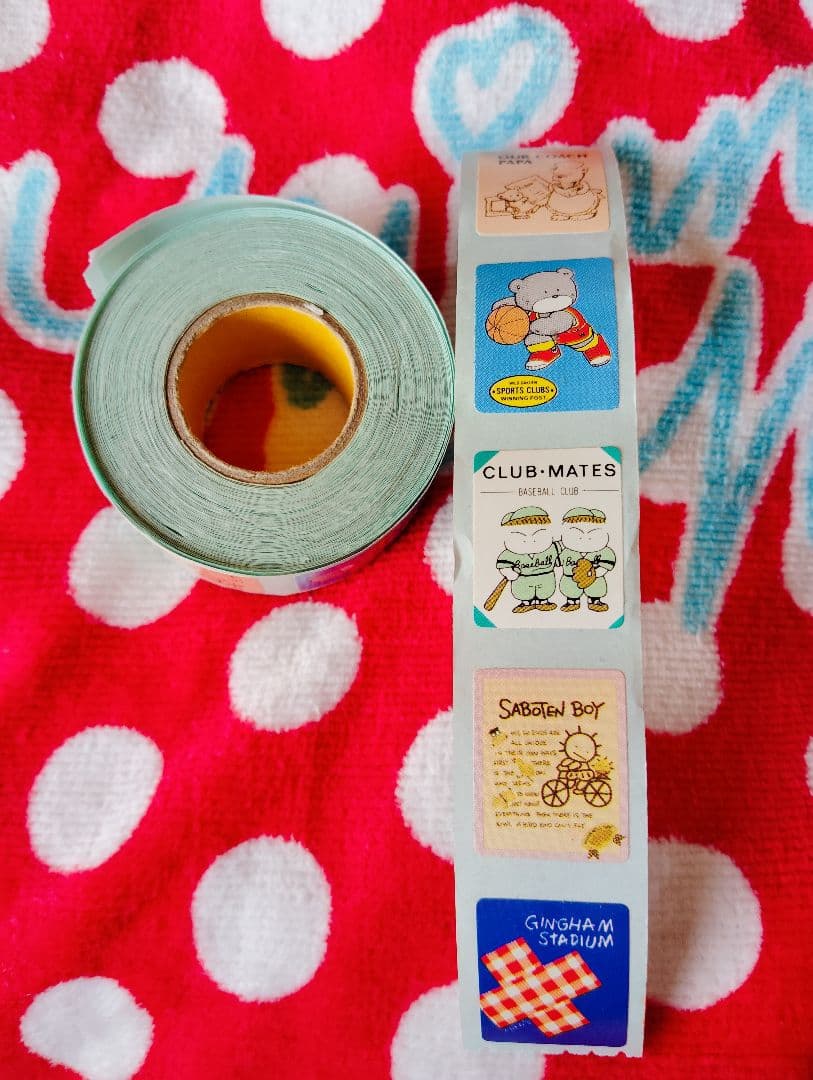 昭和レトロ♡キャラクター ロールシール【激レア】