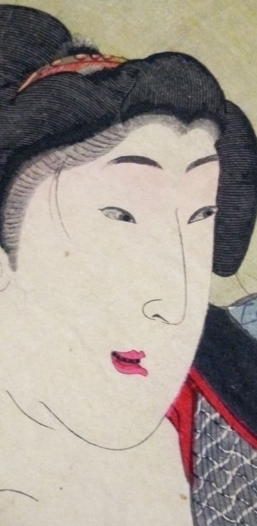 浮世絵、見立昼夜二十四時午前六時、豊原国周画