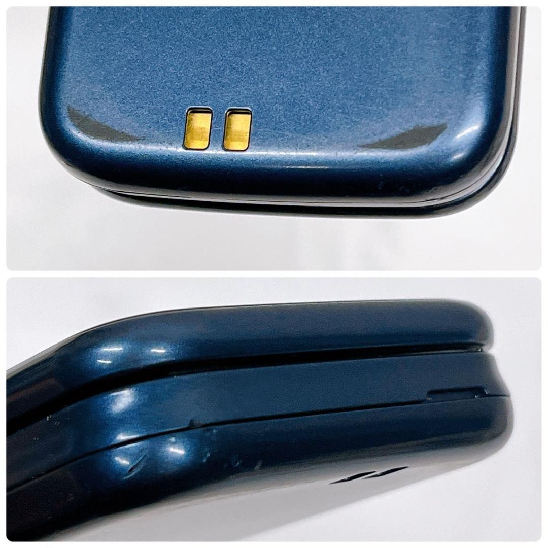 NTTドコモ らくらくホン F-01M ネイビー FCNT