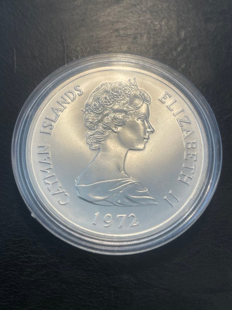 ケイマン諸島 25ドル エリザベス2世フィリップ結婚記念 銀貨　シルバー　