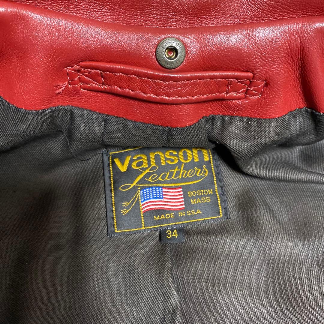 と*も様 VANSON バンソン ENF ワインレッド　34