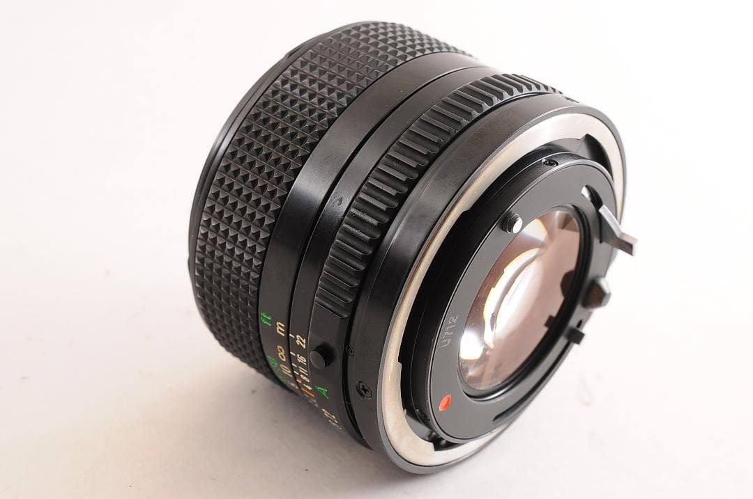 CANON NEW FD 50mm F/1.4 マニュアル レンズ @3606