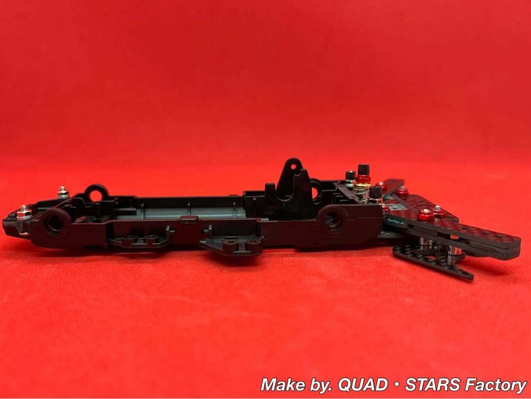 【ミニ四駆・VZシャーシ用】1軸リヤアンカー　J-CUP2022／カーボン