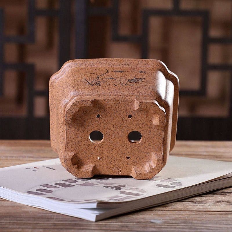 長方鉢 紫砂の鉢 盆栽鉢 植木鉢 小品盆栽鉢 大品盆栽鉢