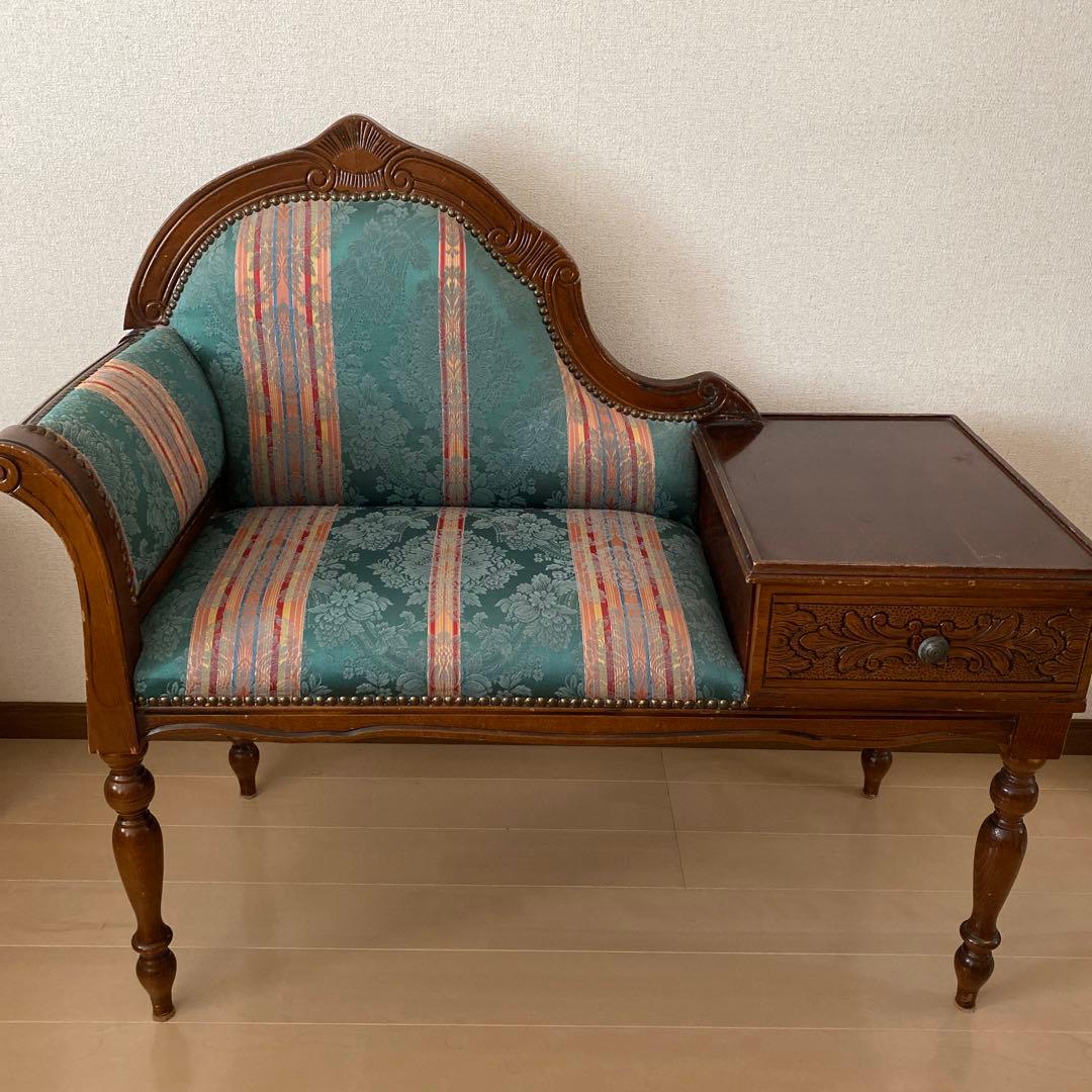 マーガレット　アンティークテレフォンチェアー　ヴィンテージ　イタリア製