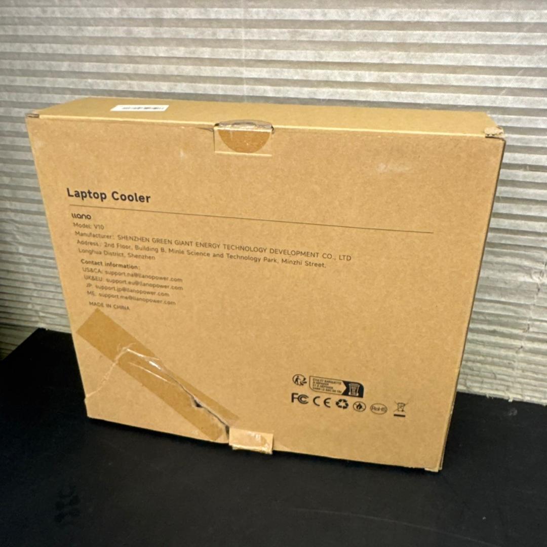 ☆未使用　LLANO　ノートパソコンクーラースタンド　V10BK　ラノ