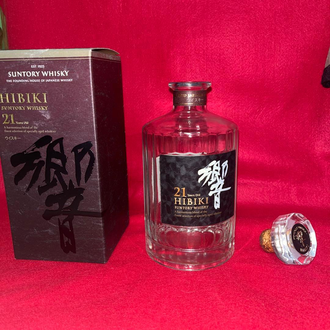 Hibiki 21年 ウイスキー 700ml空瓶箱あり