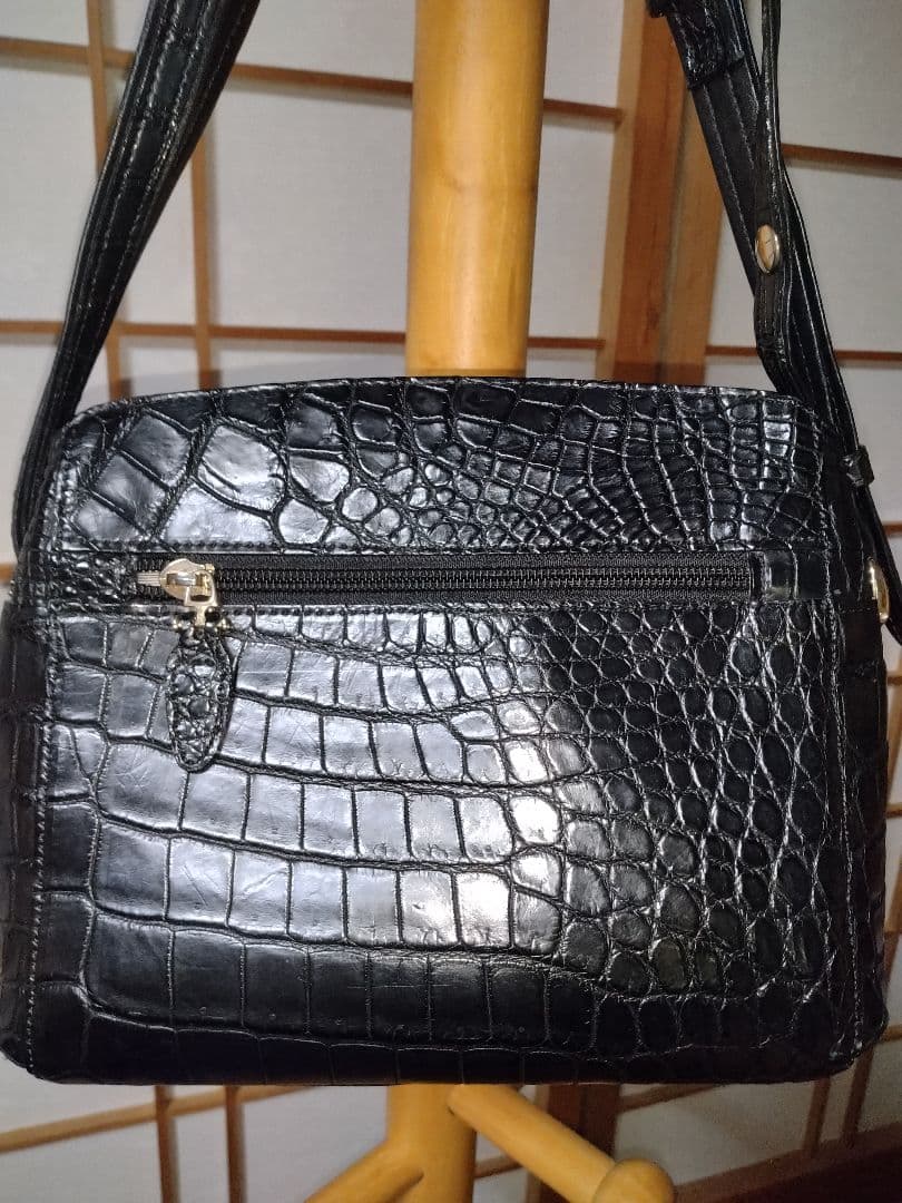 三宝　クロコダイルショルダーバック　 　JRA認定 コッコクリスタ−ロ　　鞄のみ