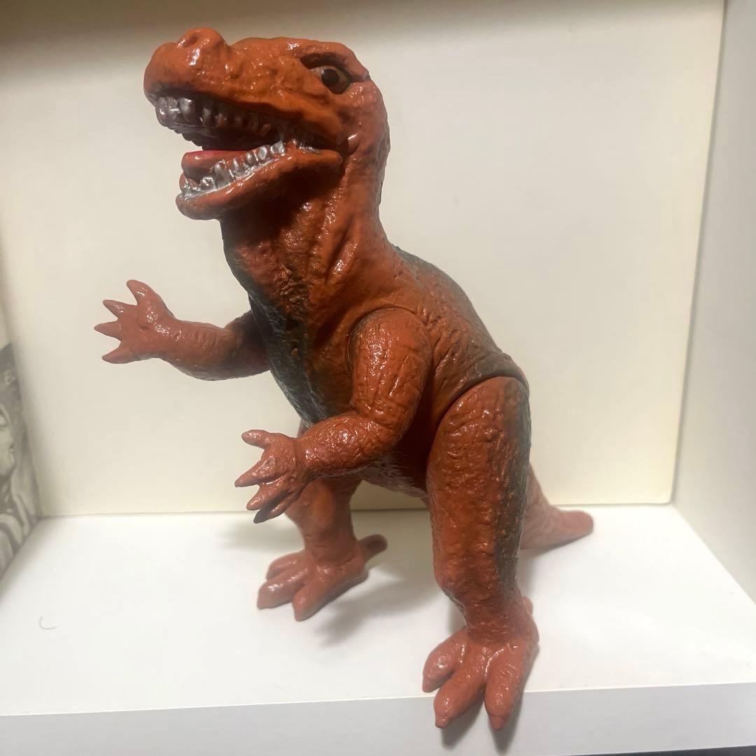 大協製 アロサウルス ソフビ フィギュア 生きていた恐竜