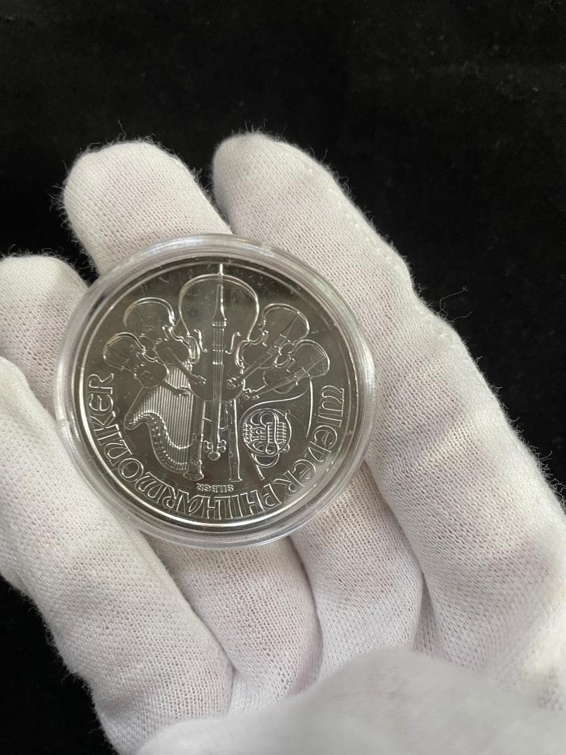 2021 1オンス オーストリア ウィーン銀貨 37mmクリアケース付き 新品