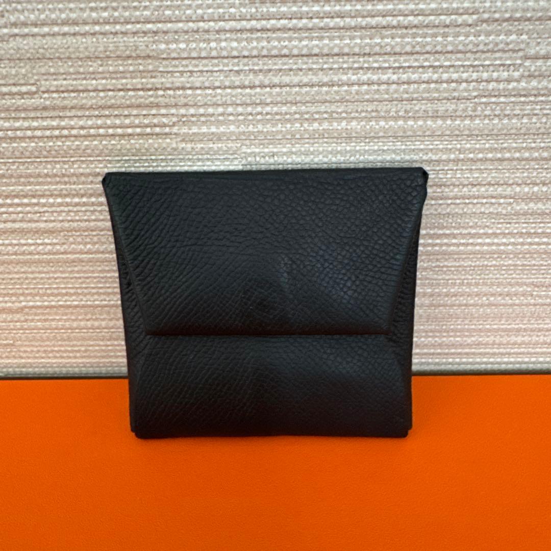 ‼️‼️‼️HERMES バスティア　ノアール‼️‼️‼️ブラック　レザー　ケース