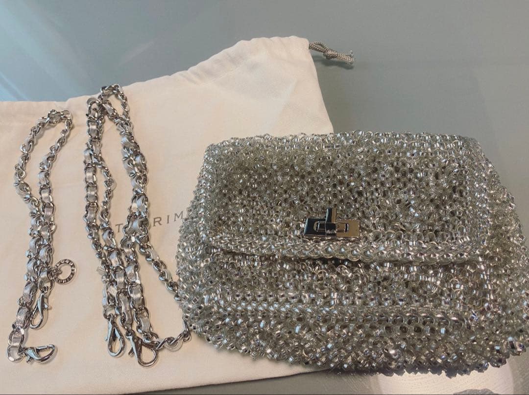 ANTEPRIMA 未使用✨保存袋、ギャランティカード有り ルケット　シルバー