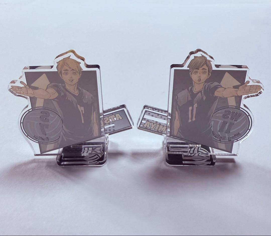 ハイキュー　宮治　宮侑、アクリルフィギュアコレクション　アクリルスタンド、