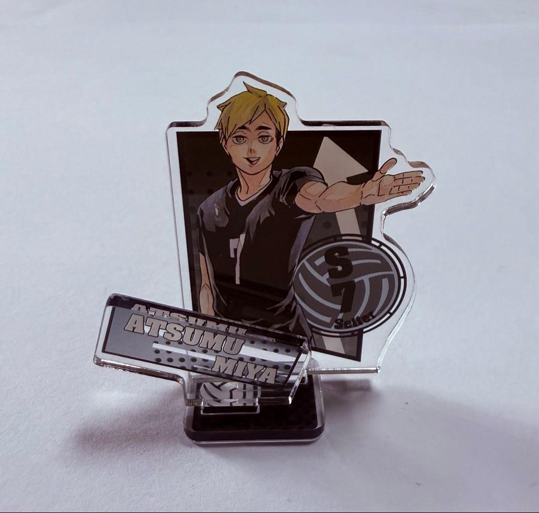 ハイキュー　宮治　宮侑、アクリルフィギュアコレクション　アクリルスタンド、