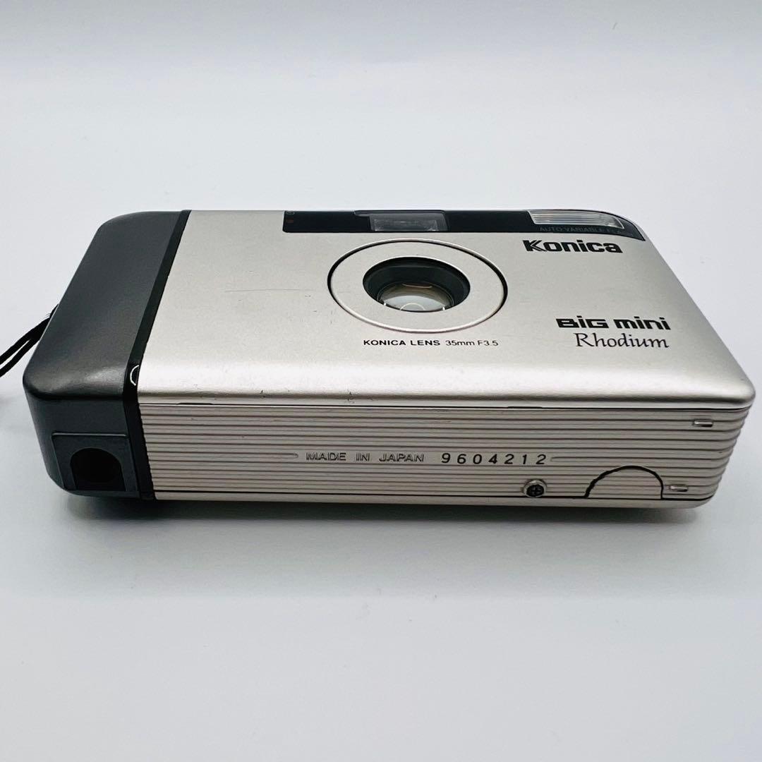 【動作確認済み】Konica BiG mini Rhodium フィルムカメラ
