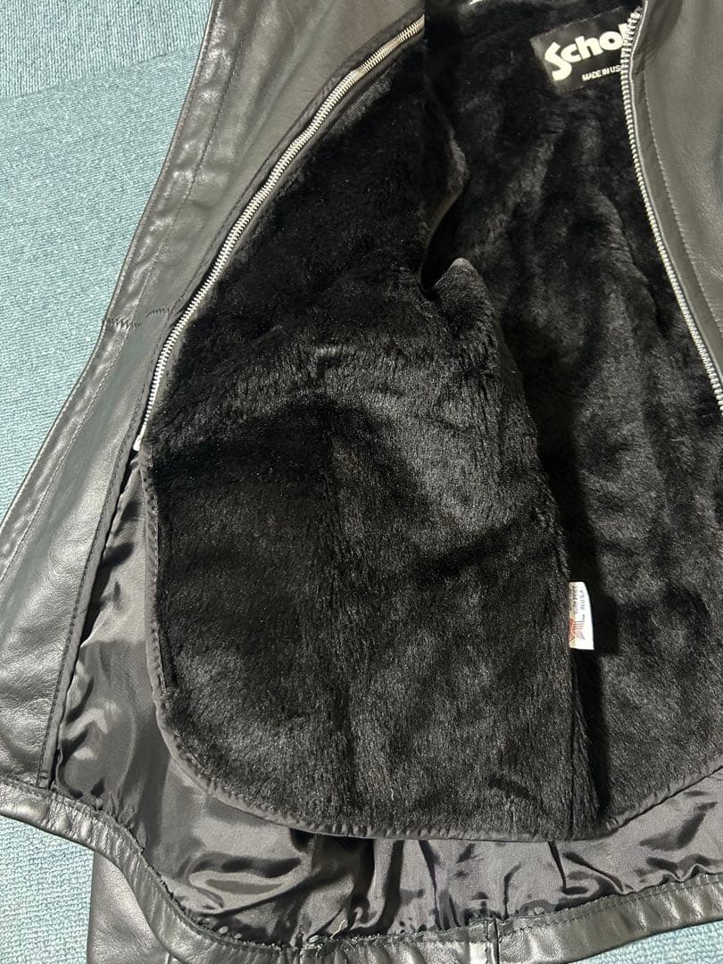 【美品/ビッグサイズ】schott 641 44サイズ レザージャケット USA