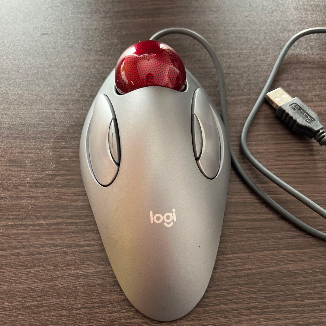 Logitech T-BC21トラックボール グレー 生産完了品