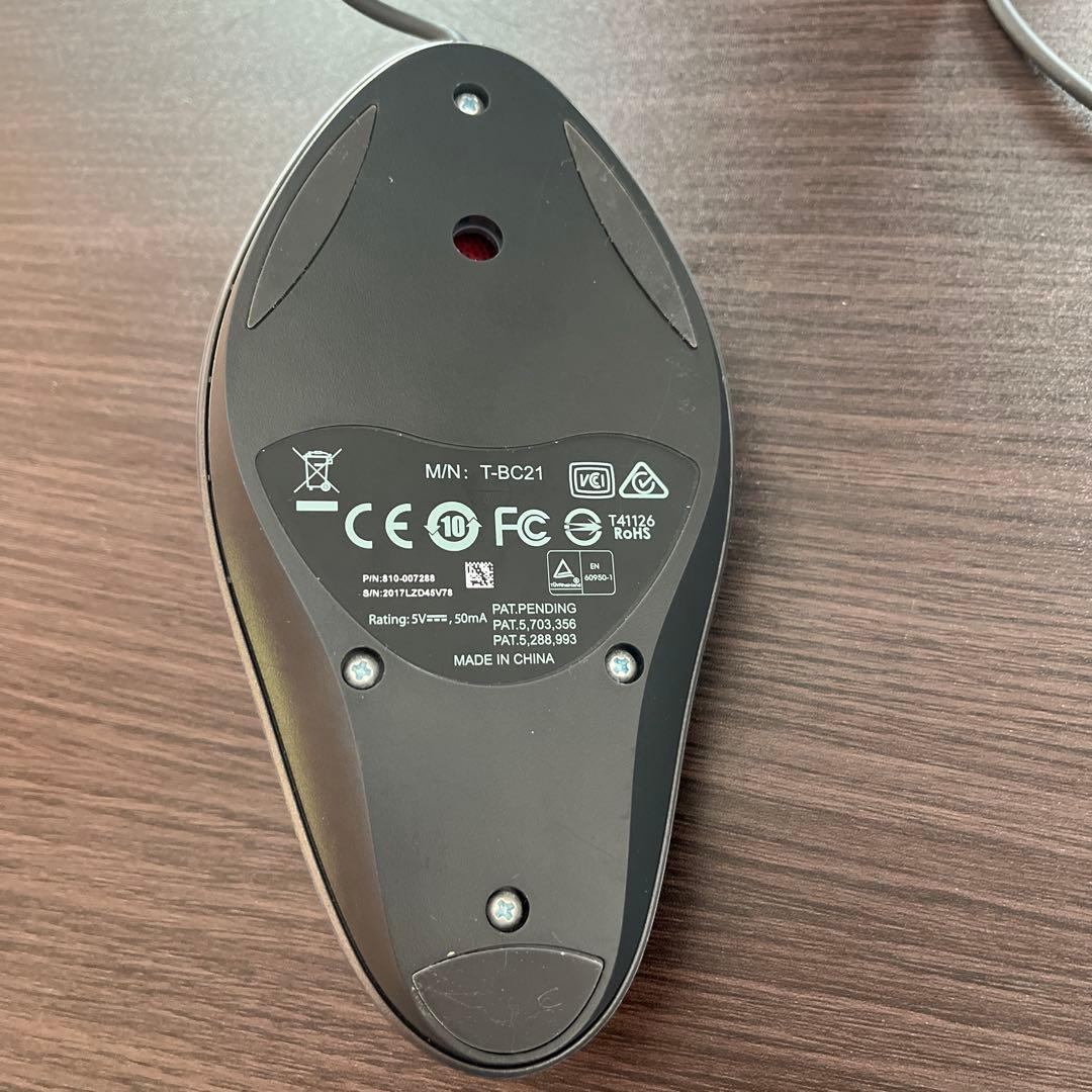 Logitech T-BC21トラックボール グレー 生産完了品