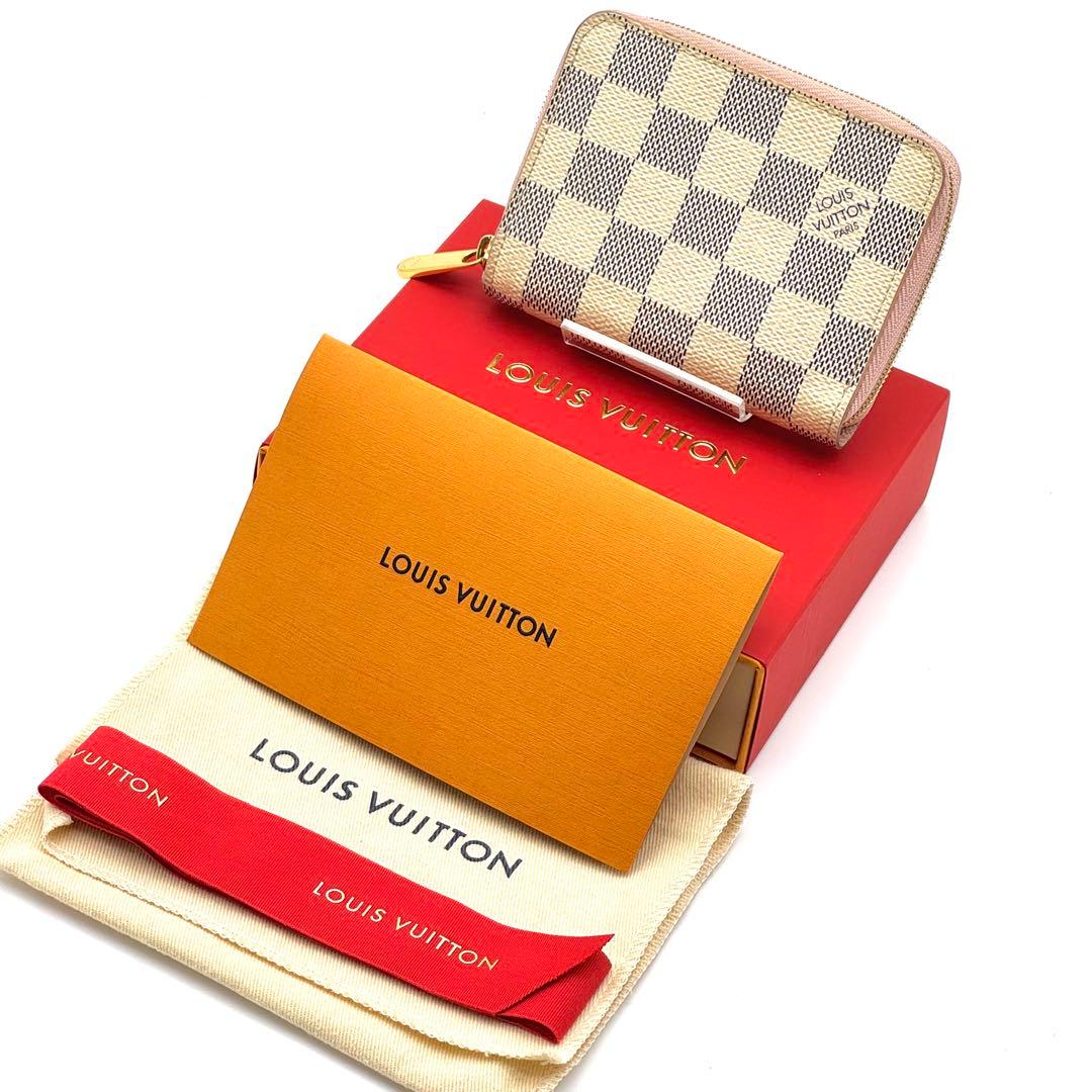 【新型超美品】 ルイヴィトン ダミエアズール ジッピーパース