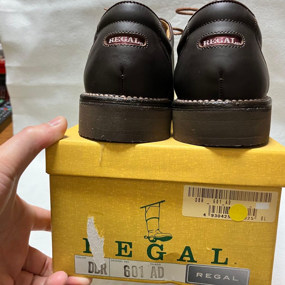 未使用■REGAL WALKER【26.5】本革 革靴 プレーントゥ 601