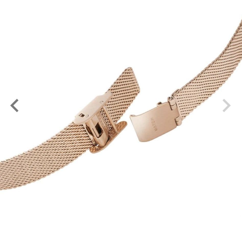 【稼働品】matow 腕時計 ゴールドメッシュ Tsukiシリーズ 朧月 マトウ