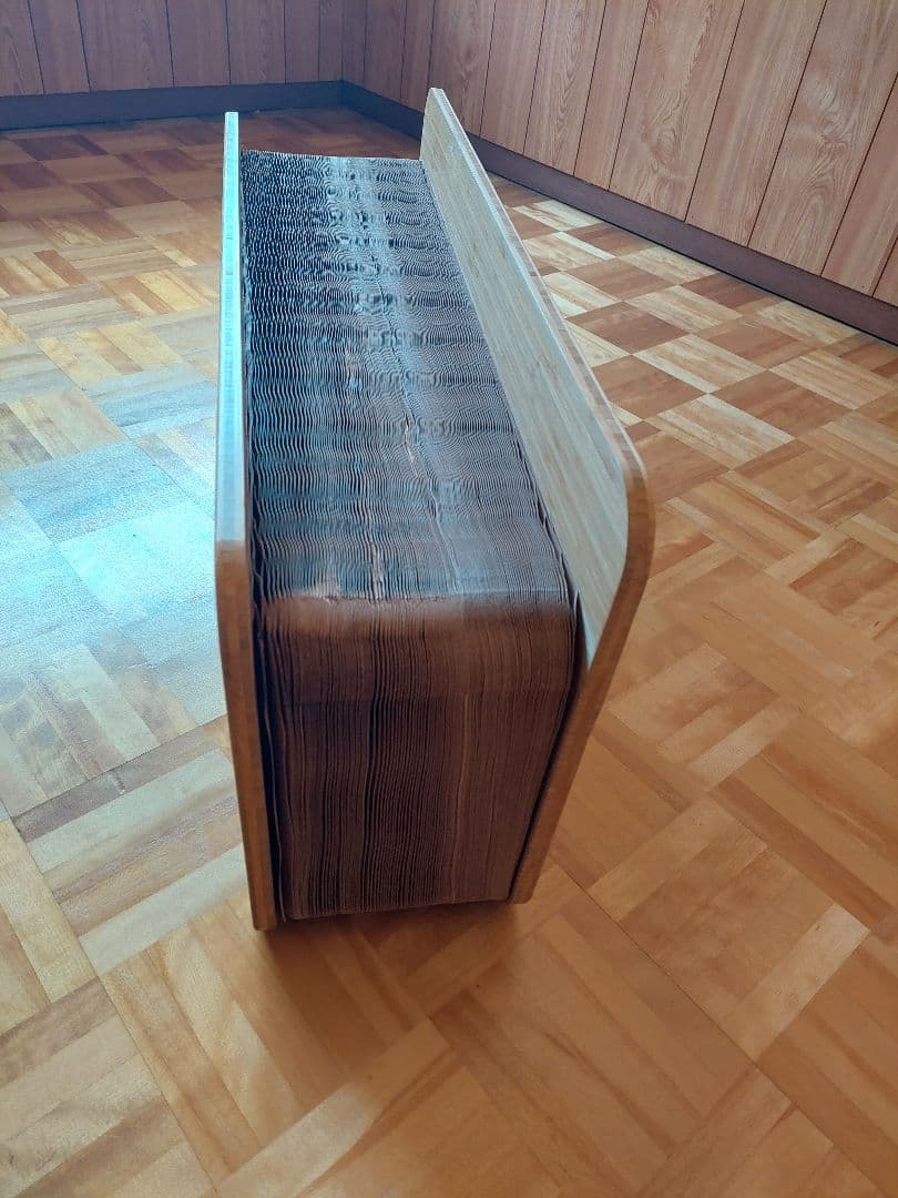 in paper 折り畳み アコーディオン ペーパーベッド フレームのみ