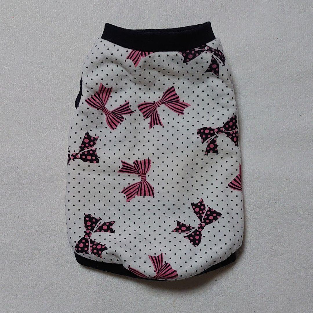 犬服 S わんこの普段着　リボン