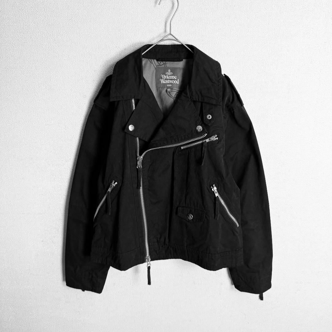 【高級モデル☆上品肌触り】ヴィヴィアンウエストウッド ライダースジャケット