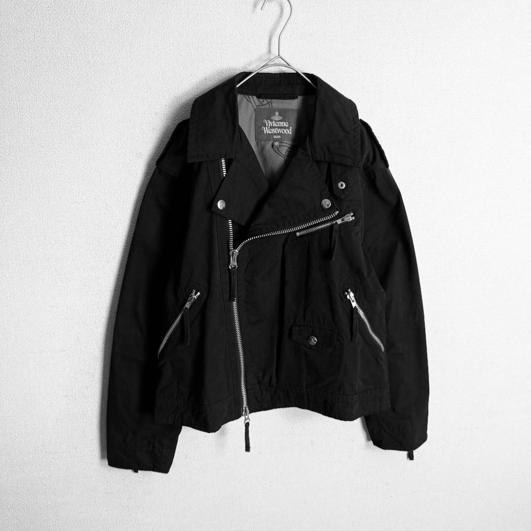 【高級モデル☆上品肌触り】ヴィヴィアンウエストウッド ライダースジャケット