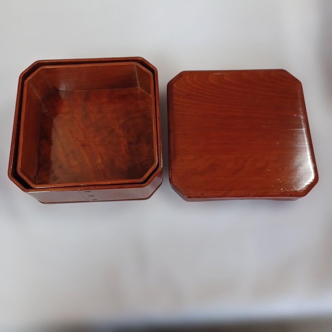 春慶塗入子縁高五人前