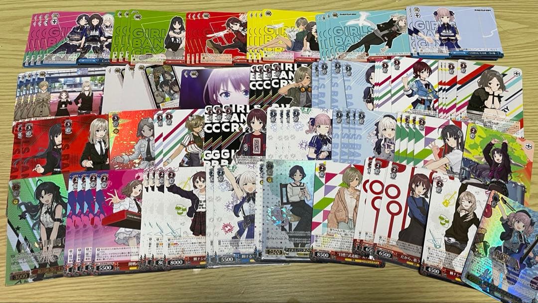 ヴァイスシュヴァルツ　ガールズバンドクライ　デッキ　パーツ